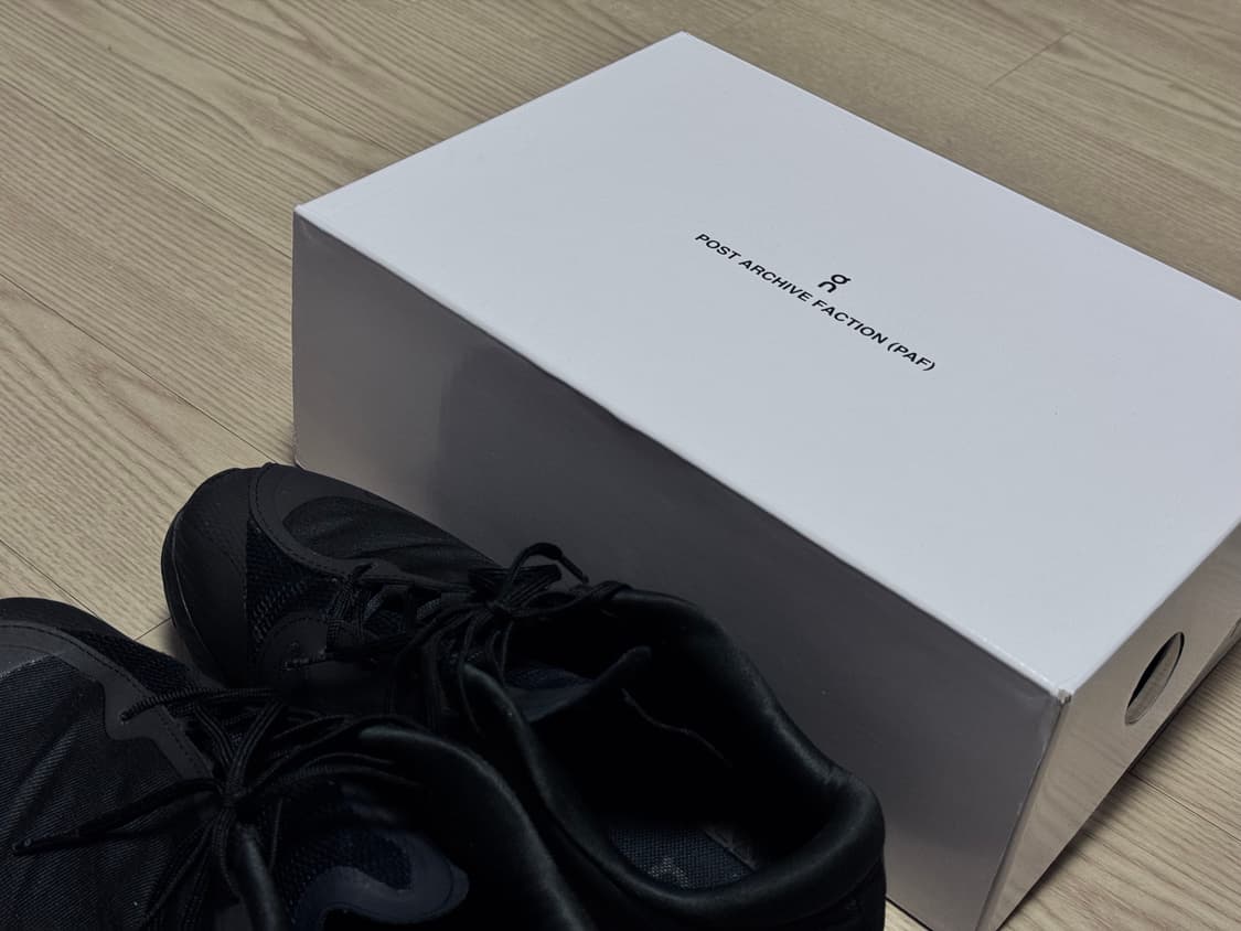 [250, 교환O] 파프 온 클라우드벤쳐 피크 올 블랙 상품이미지3