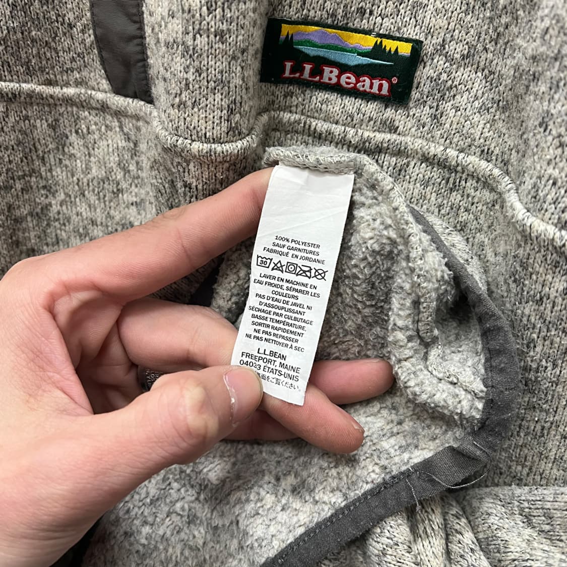 L.L.Bean 엘엘빈 스웨터 풀오버 플리스 자켓 2XL 상품이미지4