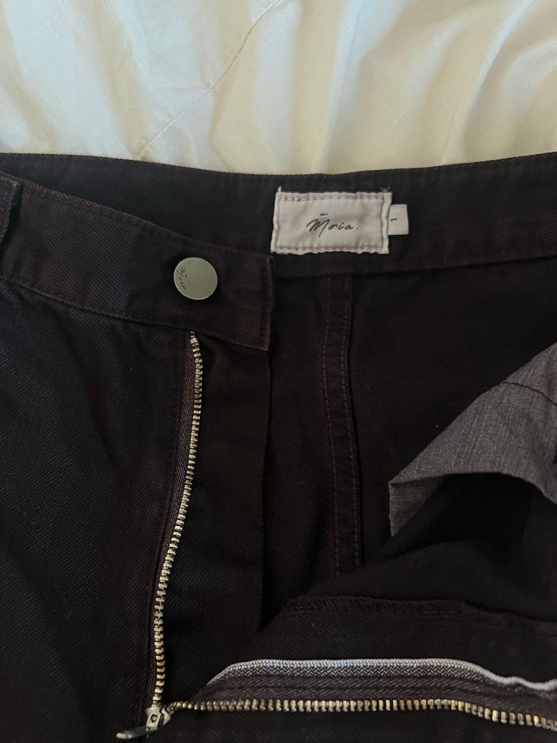 모이아 가먼트 다이드 데님 garment dyed denim 상품이미지4