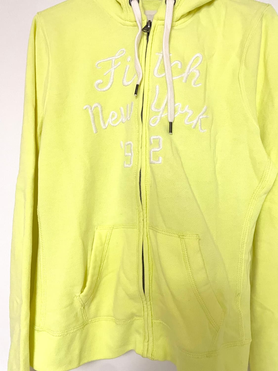 아베크롬비 레몬 옐로우 후드 집업 상품이미지1