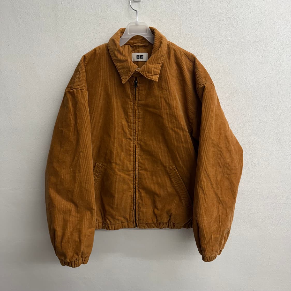 유니클로 U 코듀로이 패디드 블루종 M 상품이미지1