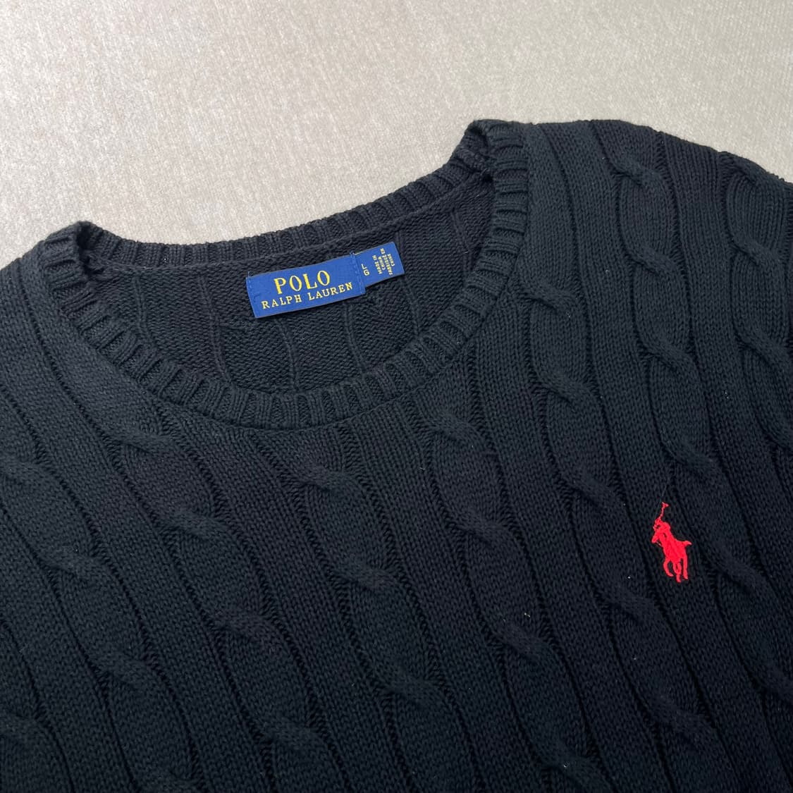 100 폴로 랄프로렌 꽈배기 니트 상품이미지2