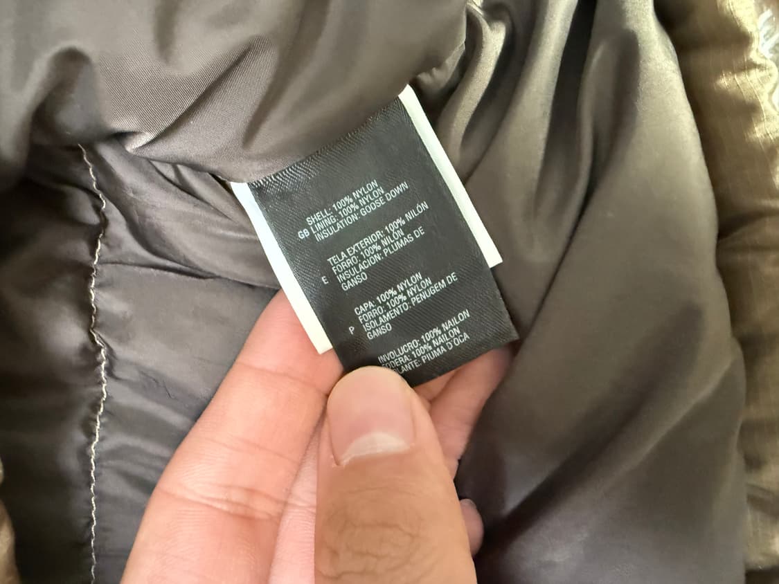 (L)노스페이스 700눕시 중앙로고 조끼 패딩 브라운 상품이미지6