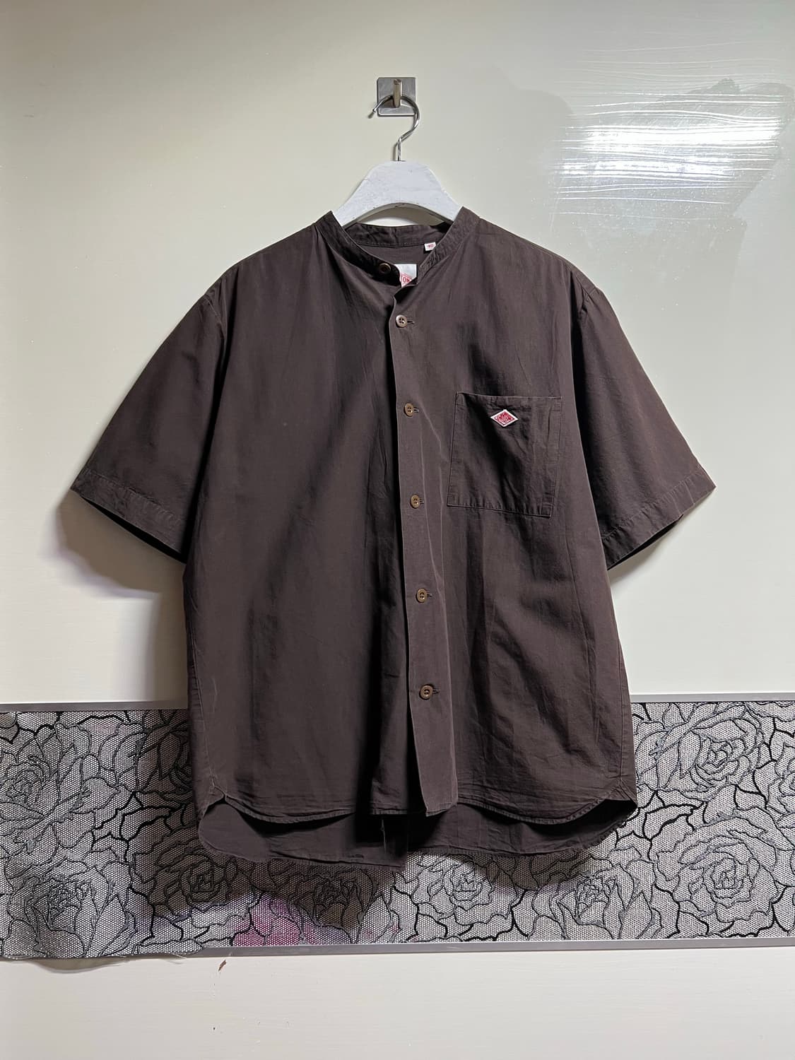 단톤 차이나카라 브라운 셔츠 상품이미지1