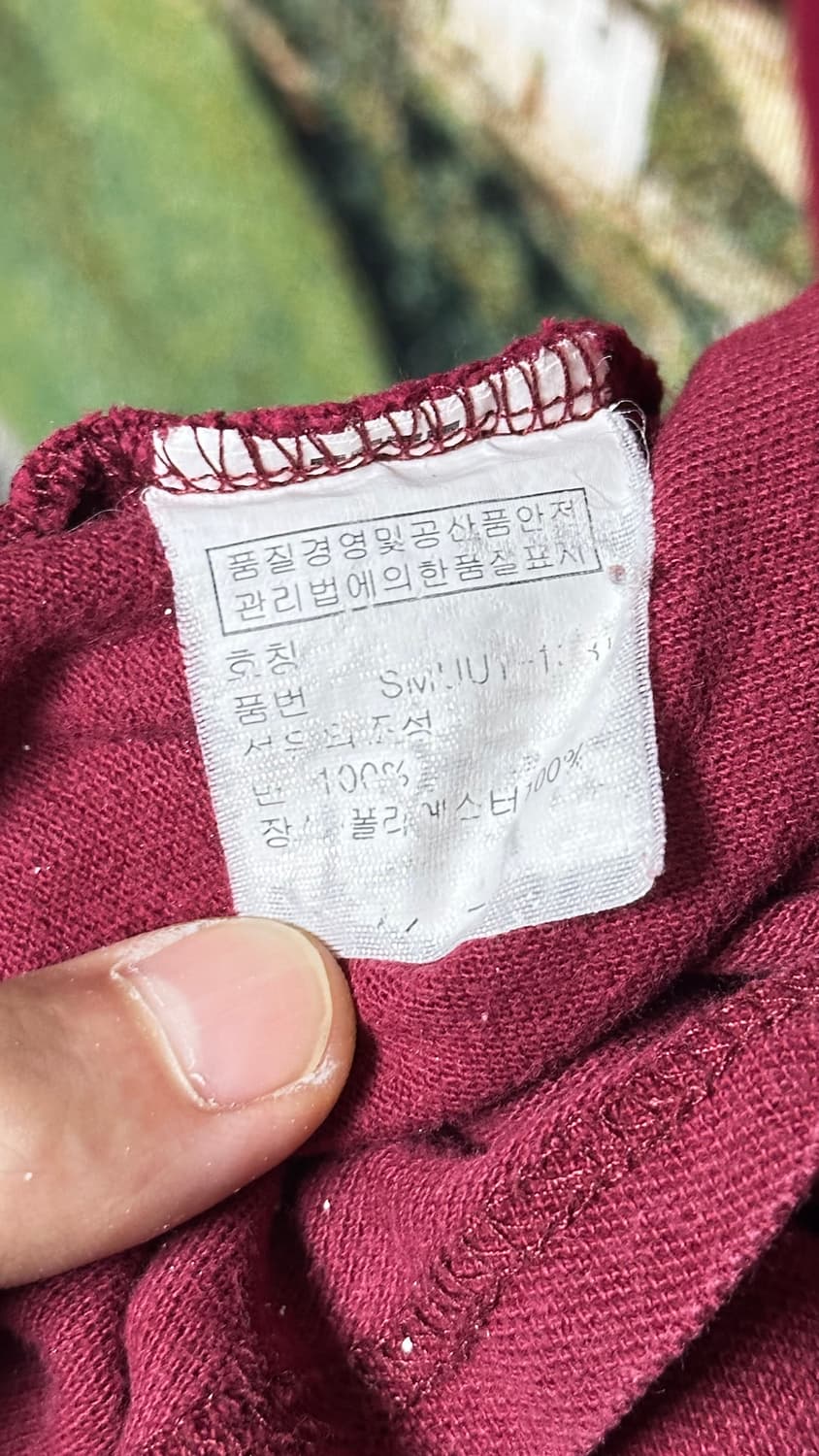 폴로 랄프로렌 레드 카라티 XL 상품이미지3