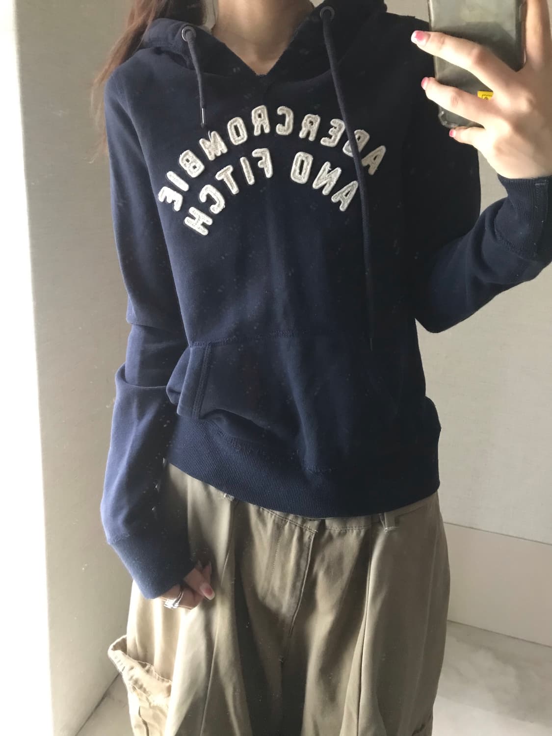 아베크롬비 네이비 후드티 상품이미지2