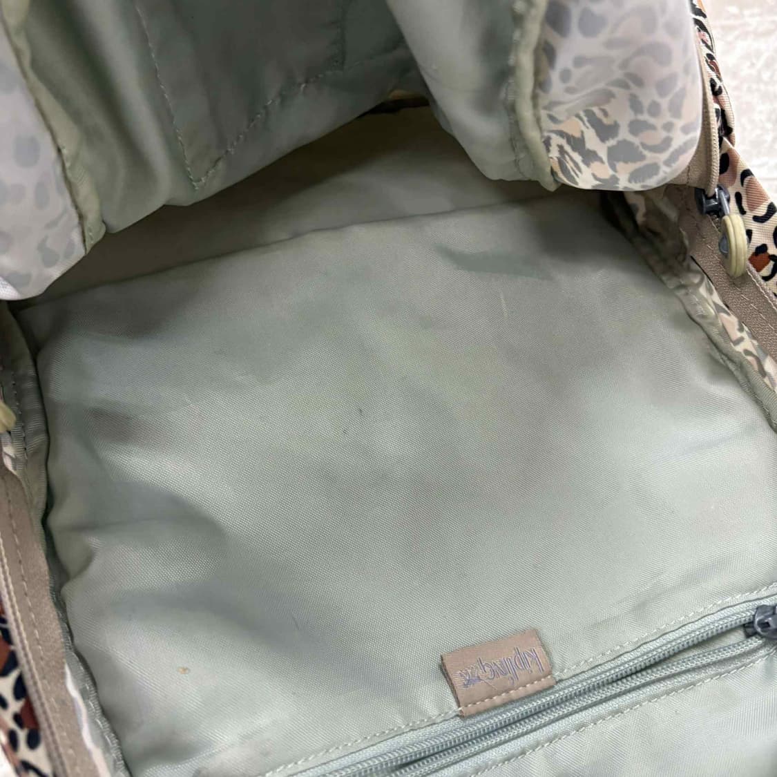 키플링 핀터깔 레오파드 대장급 백팩 상품이미지3