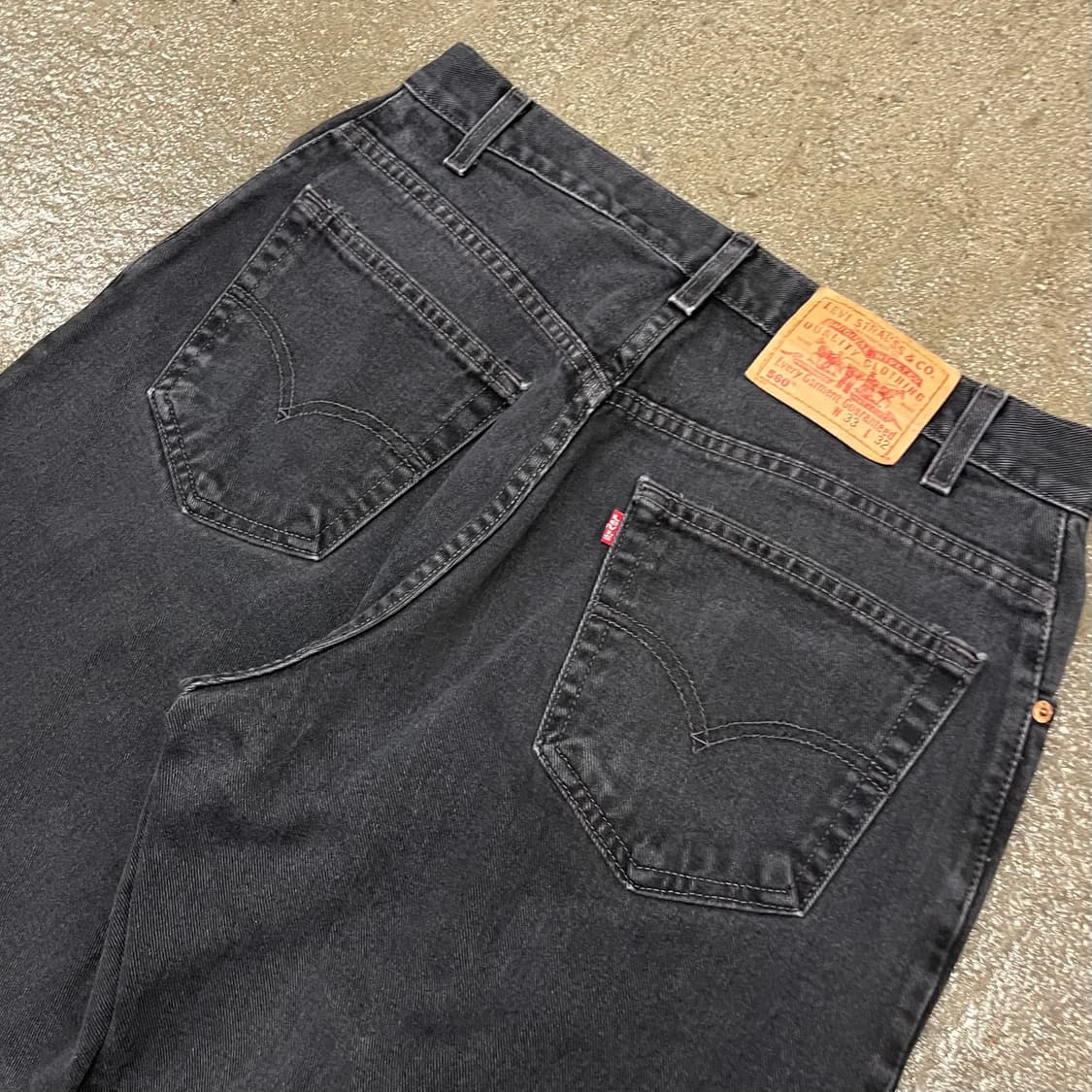 00s Levis560 블랙진 (31“) 상품이미지3