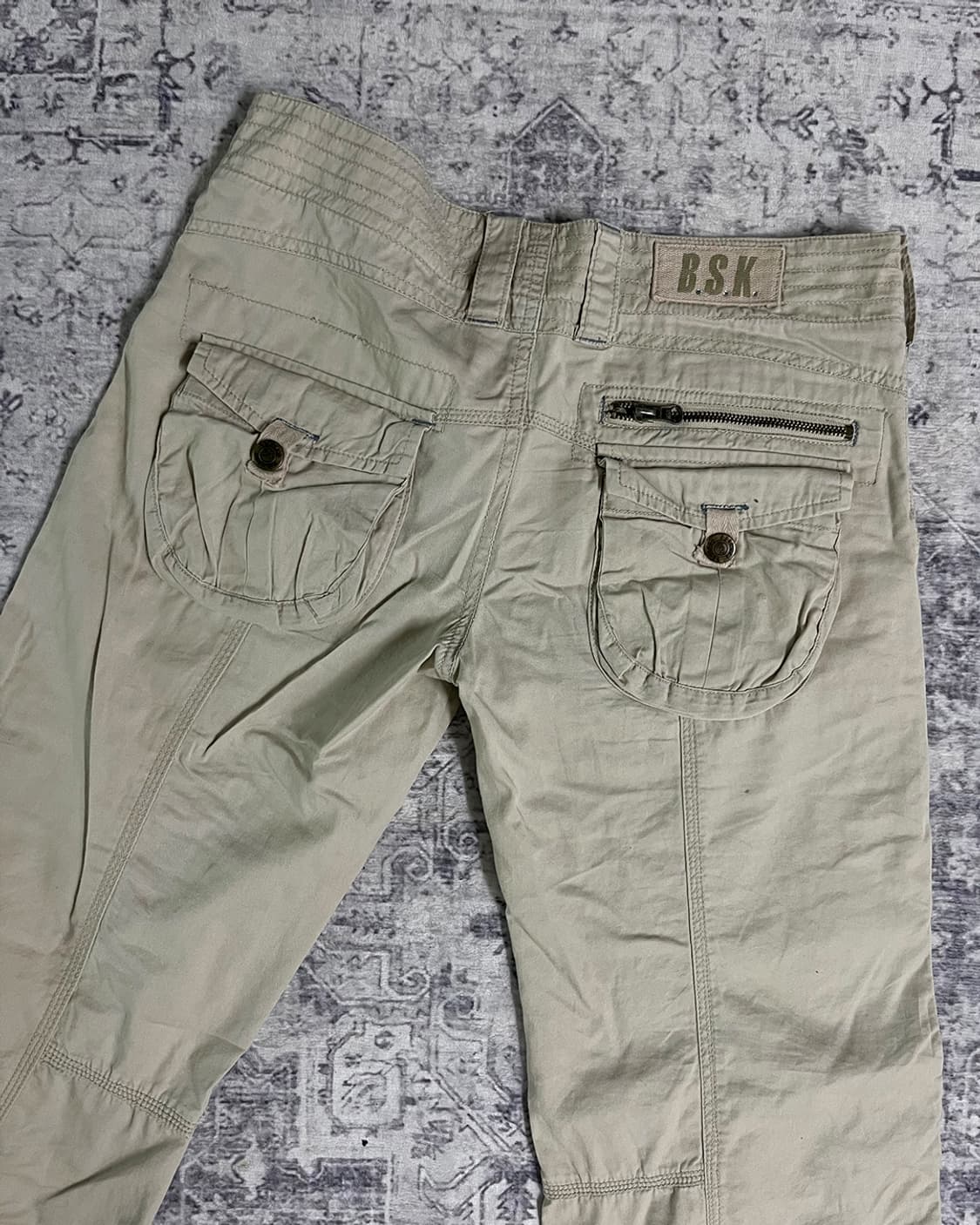 00’s Butterfly Print Flare Cargo Pants 상품이미지10