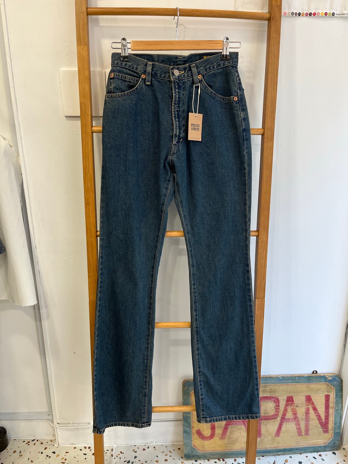 BOBSON SUN SISTER 헤리티지 중청 부츠컷 데님 상품이미지1