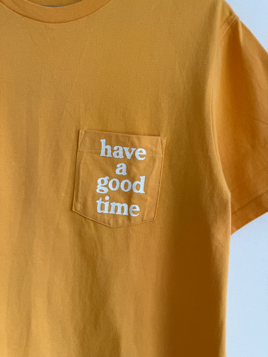 헤브어굿타임(have a good time) 포켓 반팔 티셔츠 상품이미지3