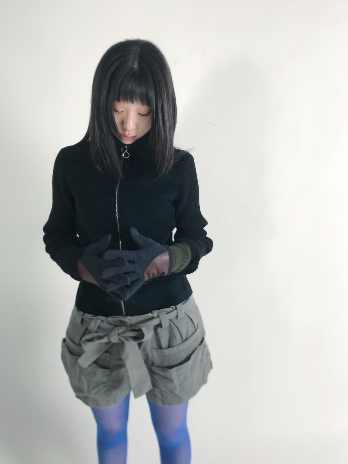 Codes combine ribbon wool shorts 상품이미지9