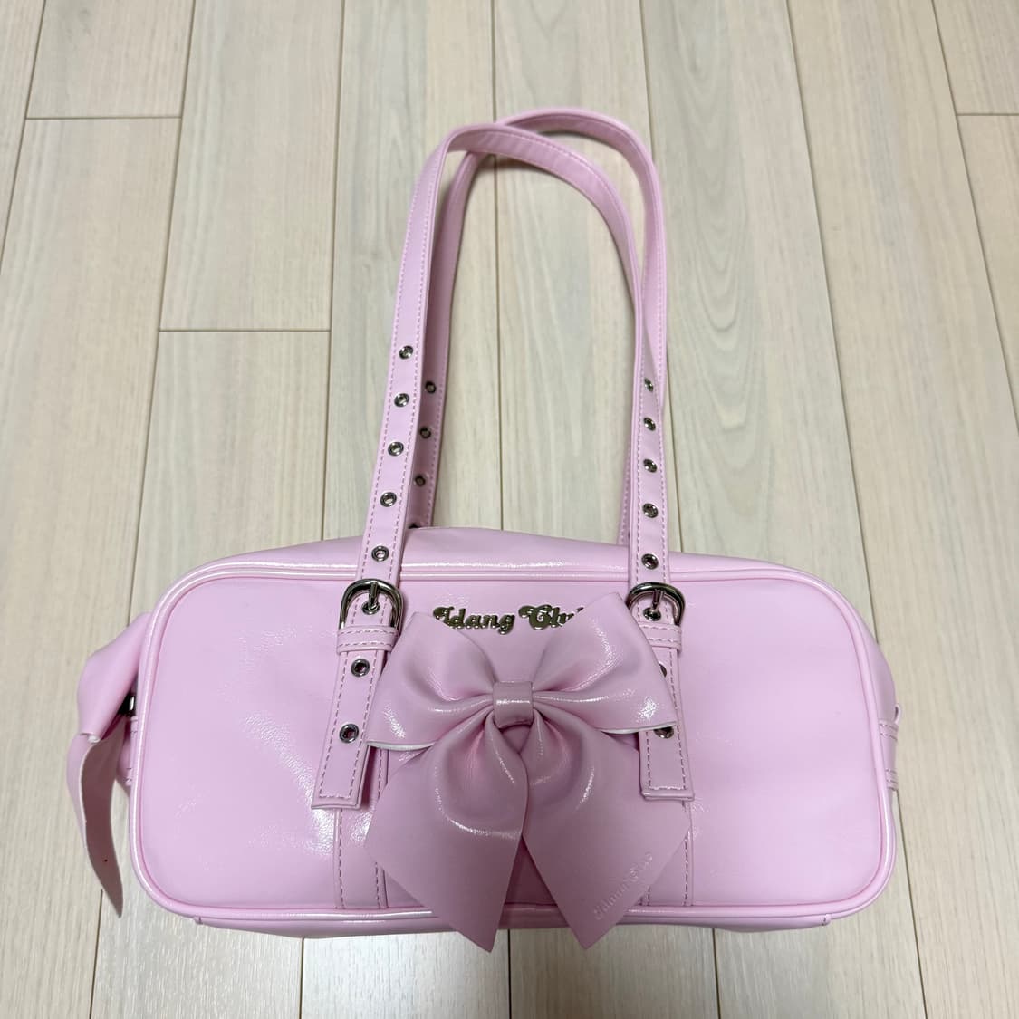 아이당 클럽 스쿨백 리본 미니백 핑크 상품이미지2