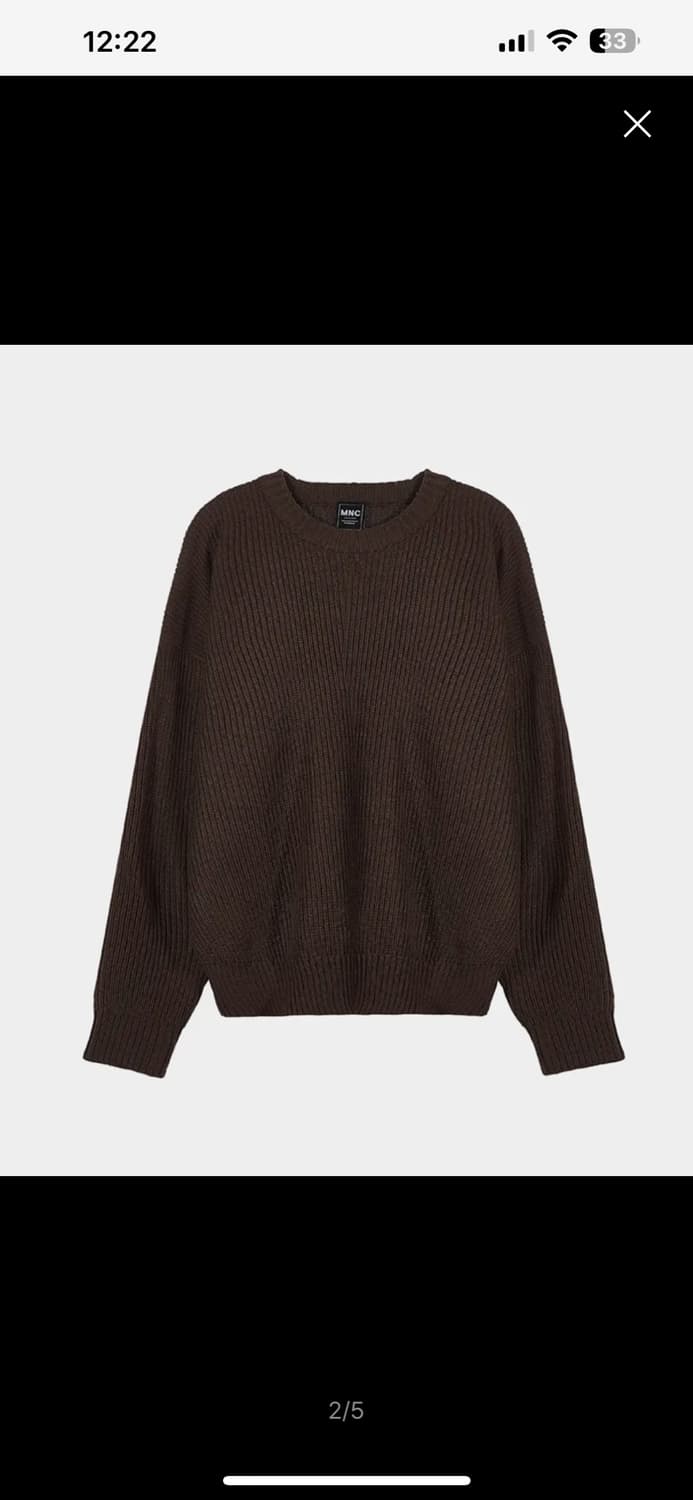 미니멀코드 라운드 니트 상품이미지2