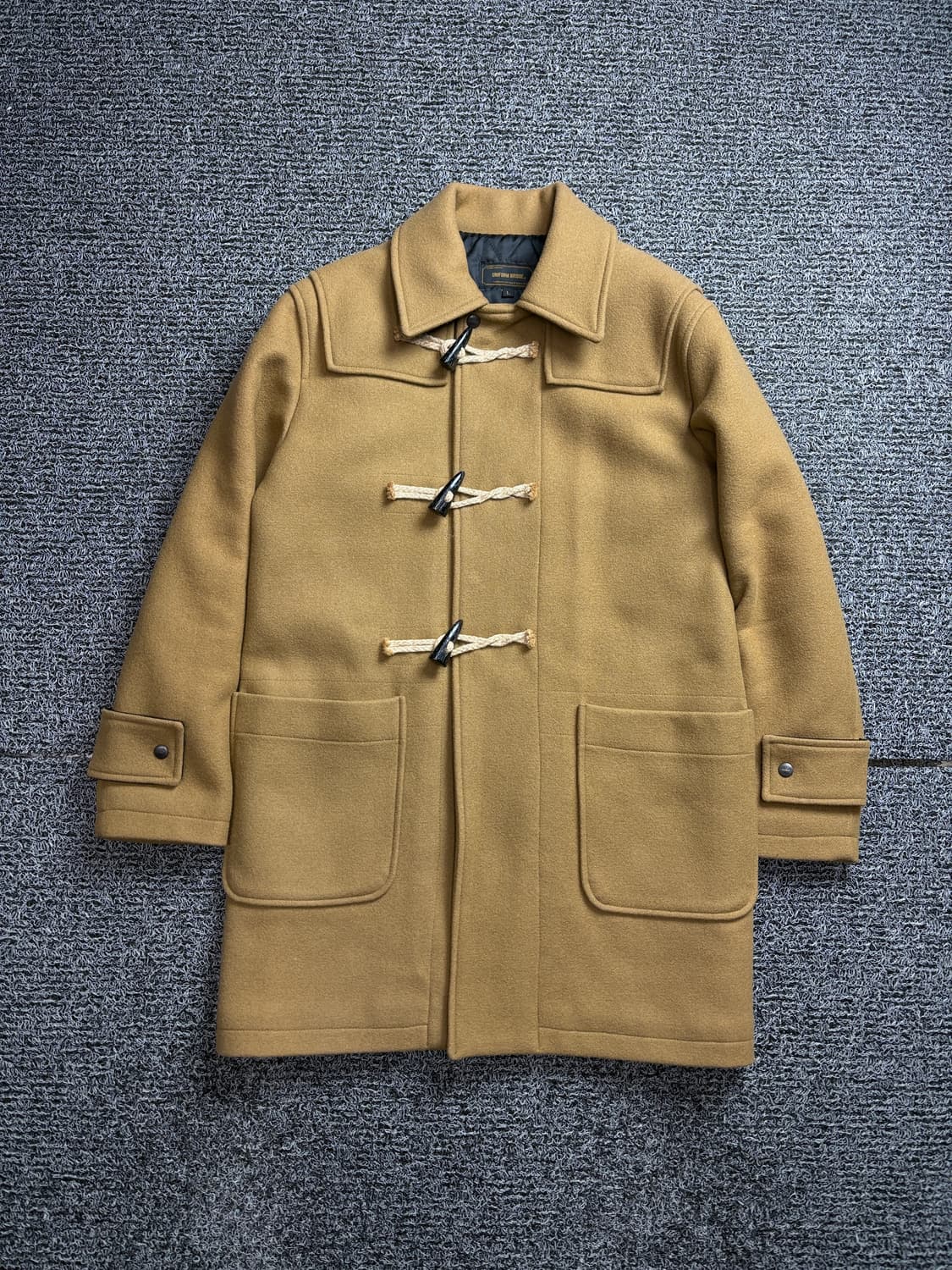 유니폼 브릿지 울 더플코트 떡볶이 코트 베이지 2381 상품이미지2