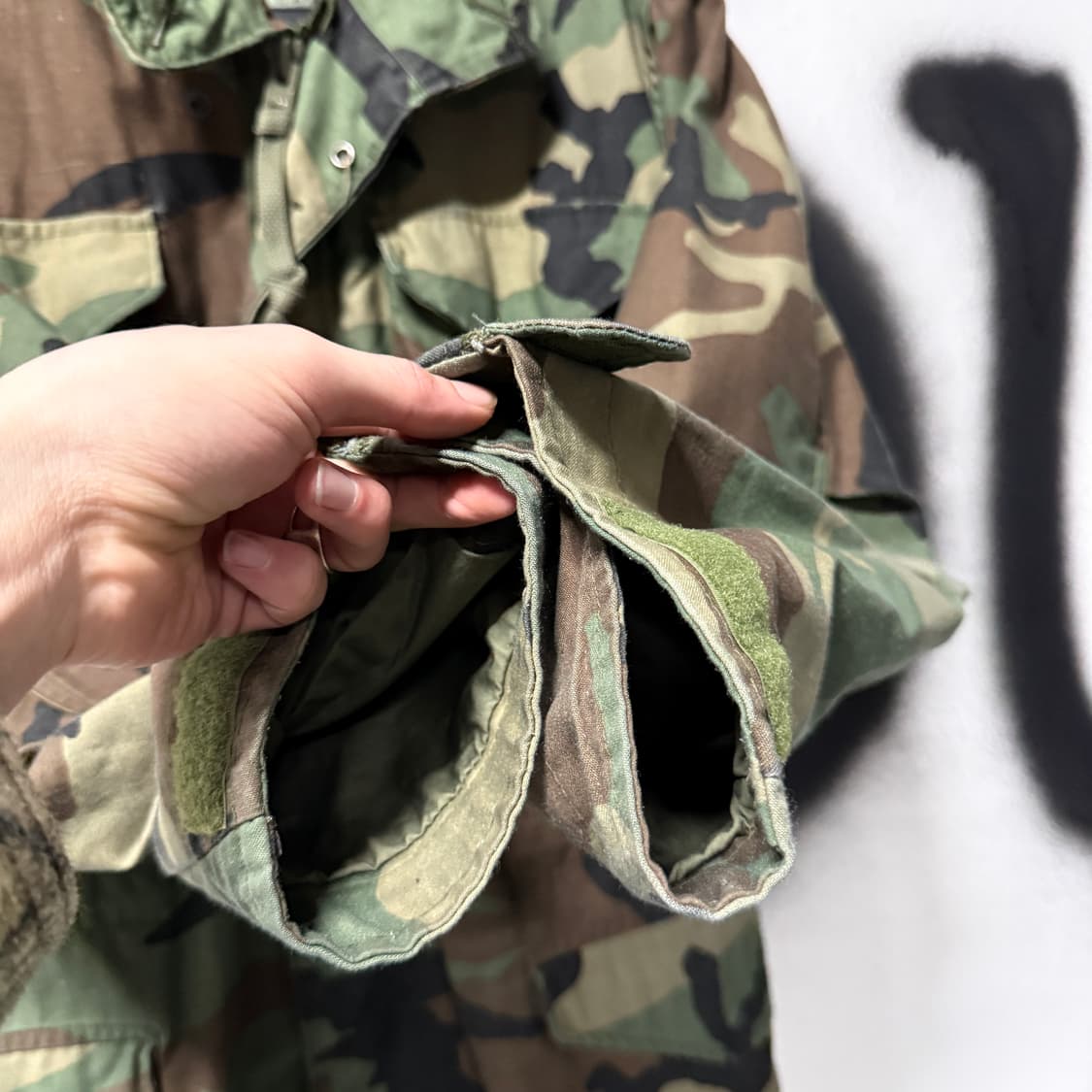 USA 알파인더스트리 1986년 오리지널 군납 우드랜드 M65 필드 자켓 상품이미지5