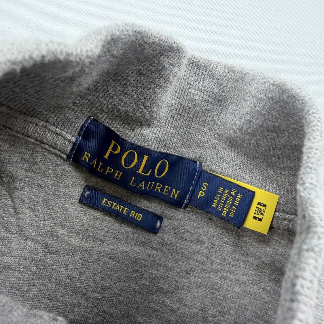 폴로랄프로렌 신형 니트 반집업 그레이 (qr정품) 상품이미지6