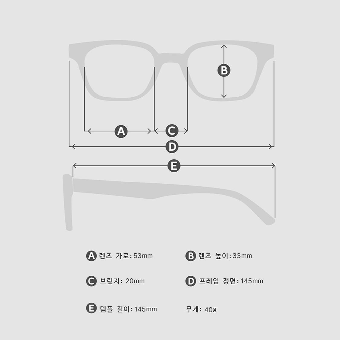 블루엘리펀트 뿔테 빈티지 안경 상품이미지5