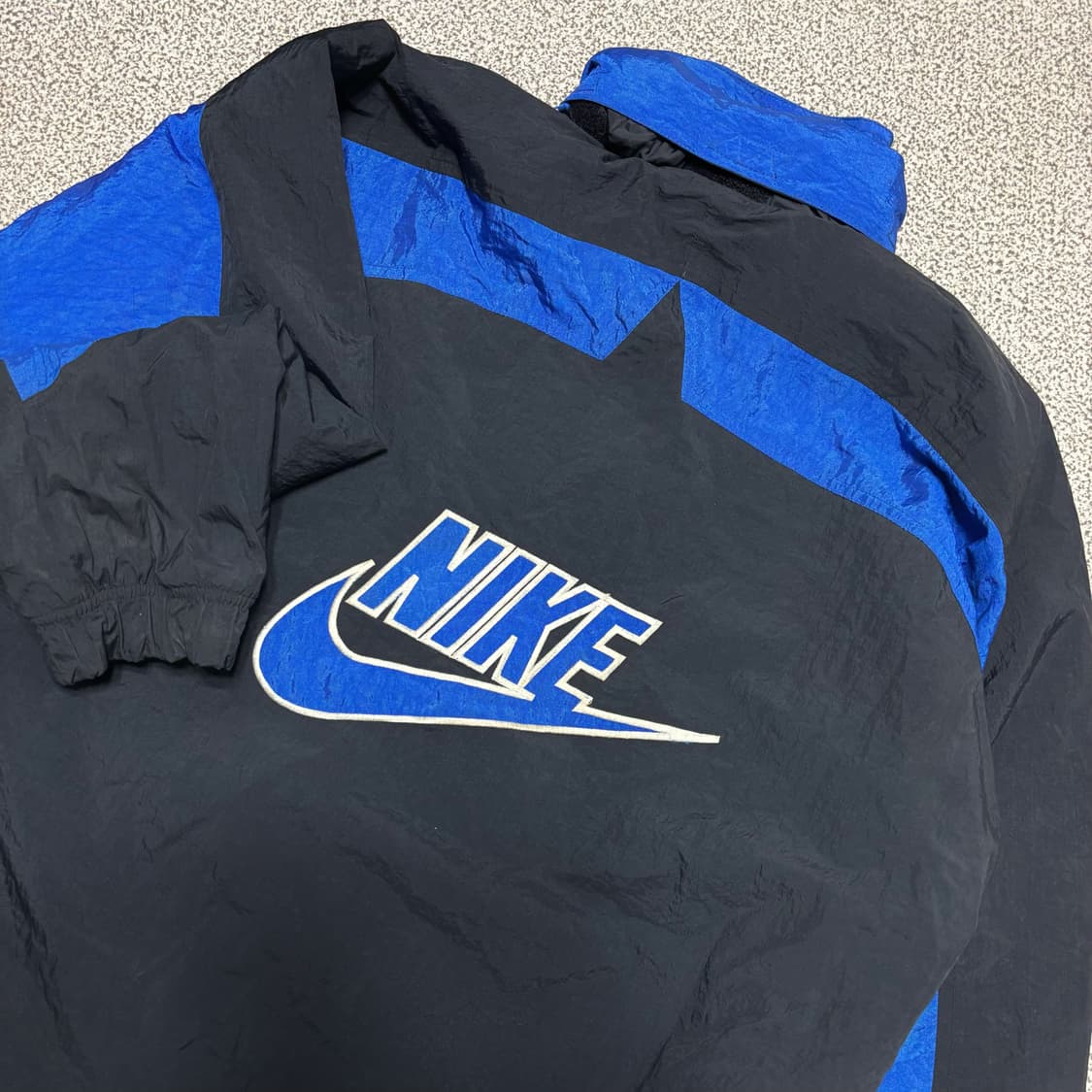 [택포] Nike 나이키 올드스쿨 스우시 롱 패딩 바람막이 [A] 상품이미지1