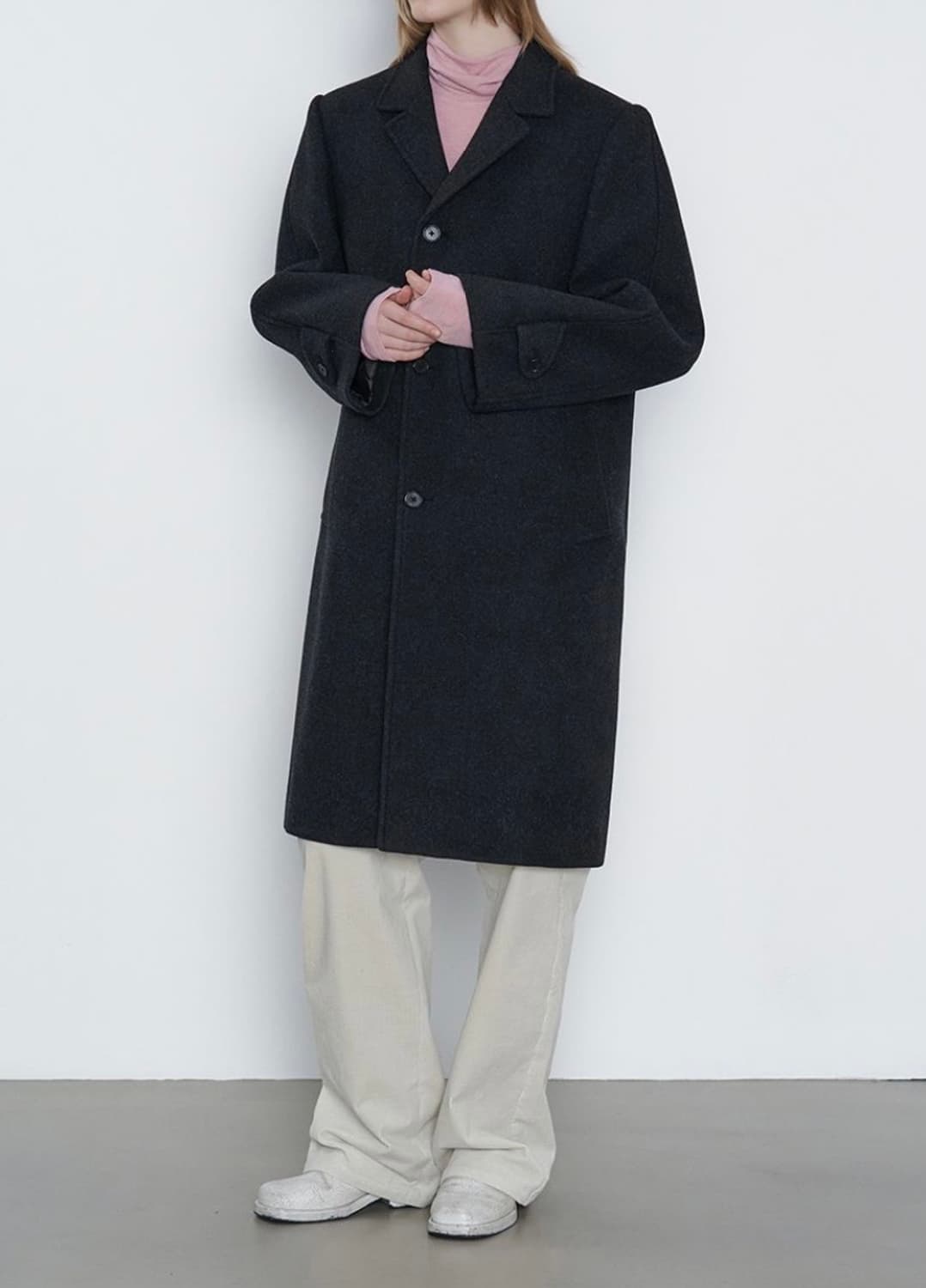 Alte 알테 빅슬리브 싱글코트 챠콜 상품이미지3