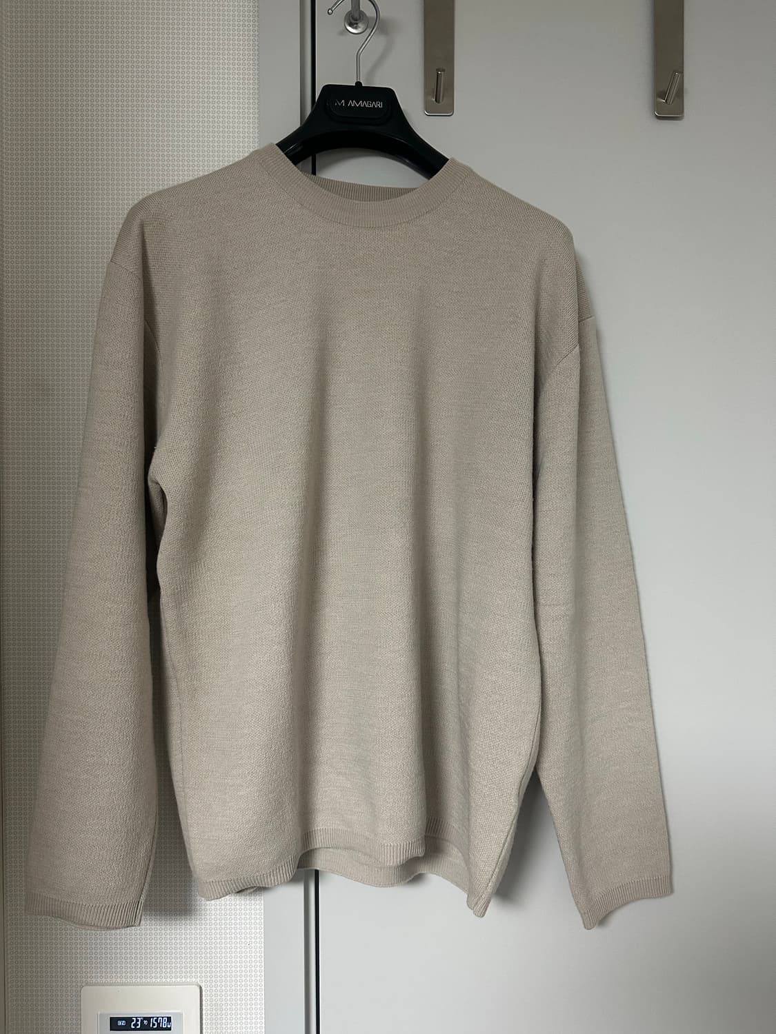 쿠어 울 니트(샌드) XL사이즈 판매 상품이미지1