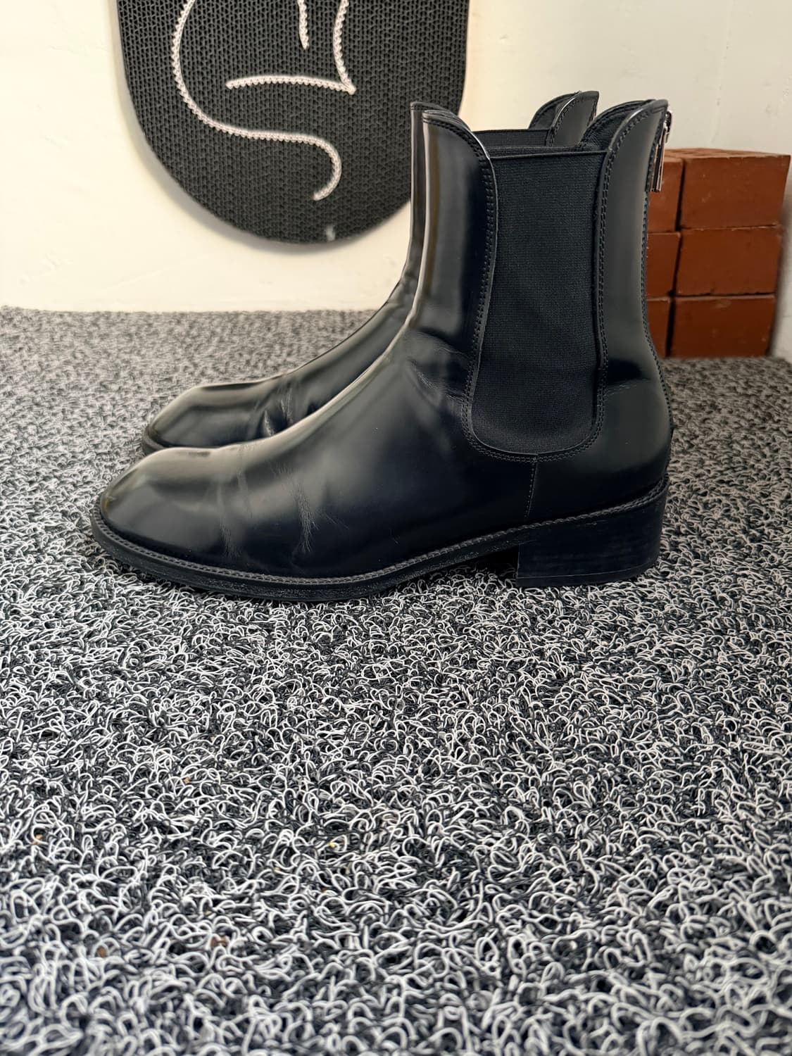 프리미엄 에이전트(E_tect) 지퍼 첼시 부츠 상품이미지2