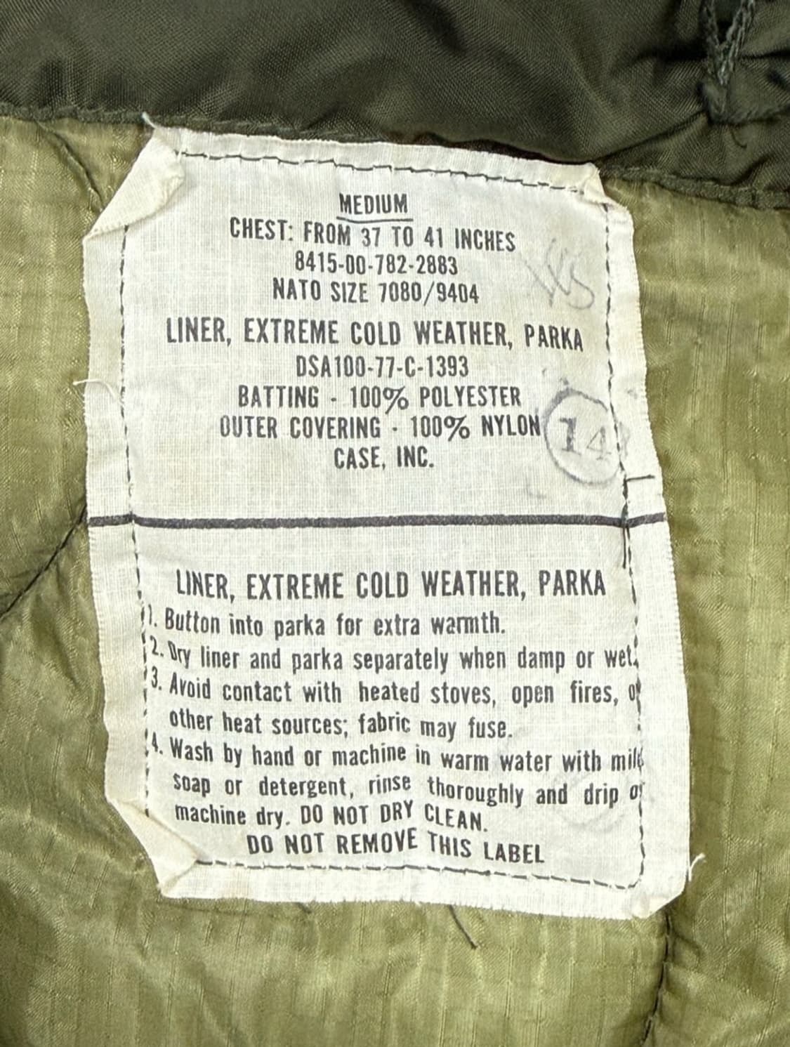 US ARMY M65 피쉬테일 파카 개파카 상품이미지8