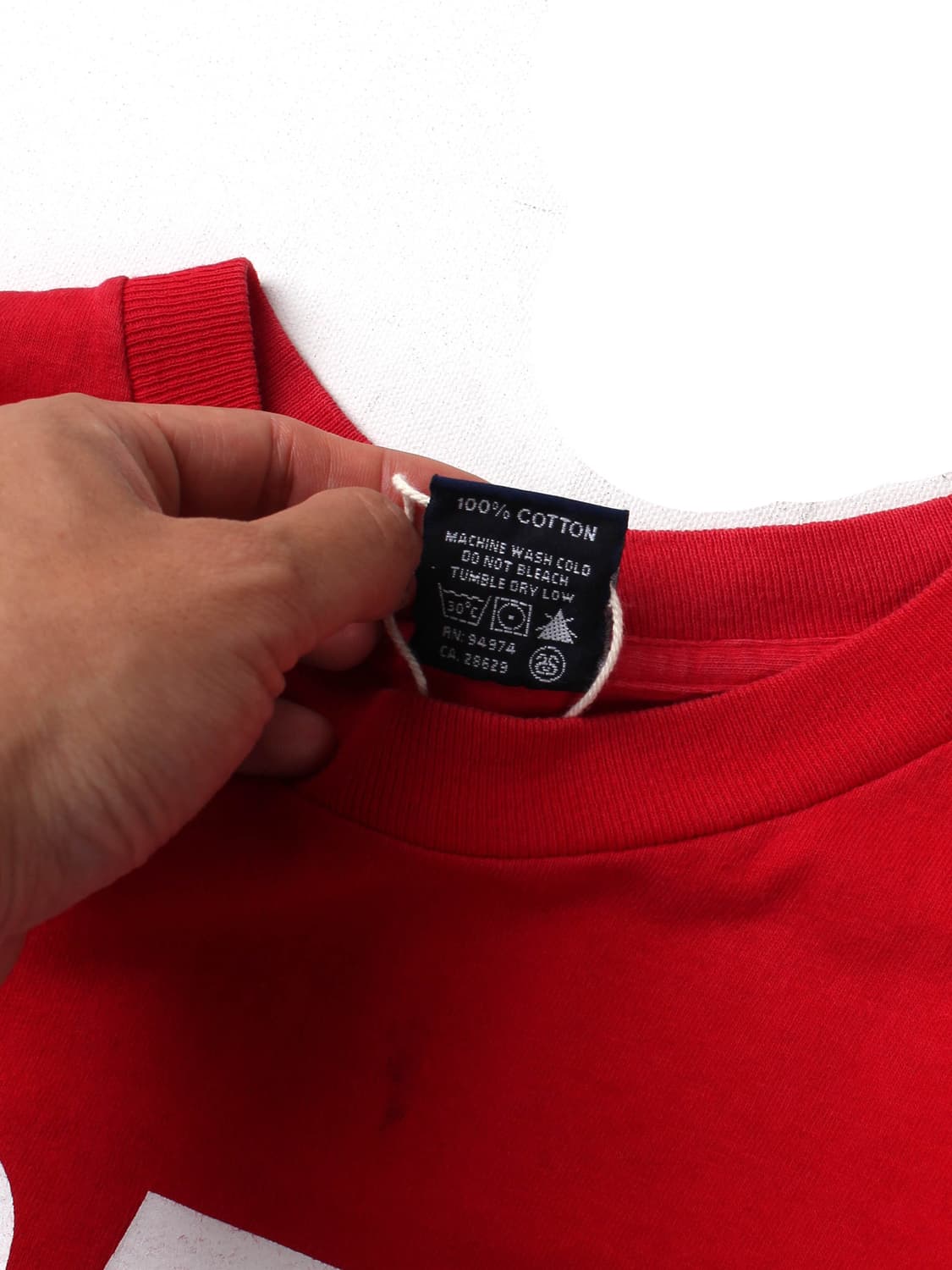 90s STUSSY 125th 반팔 상품이미지4