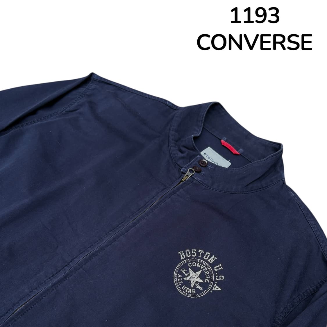 컨버스 네이비 집업 자켓 상품이미지4