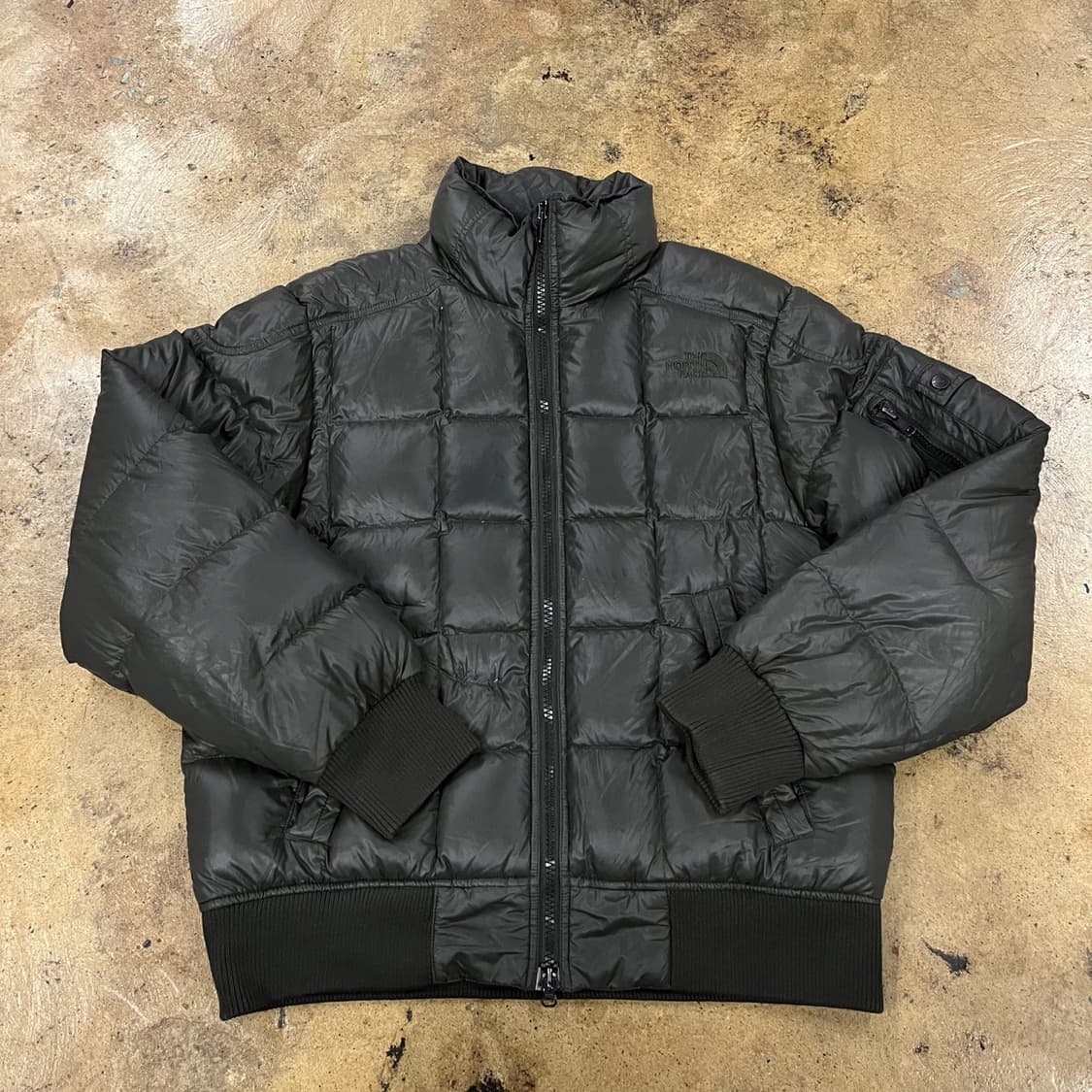 [정품/M] 노스페이스 블랙 다이아몬드 퀼팅 패딩 점퍼 b14 상품이미지2