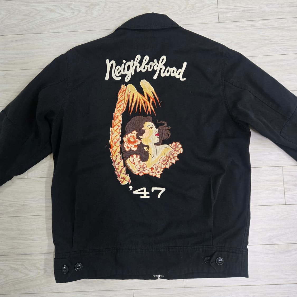네이버후드 11ss 알로하걸 수베니어 드리즐러 자켓 상품이미지5