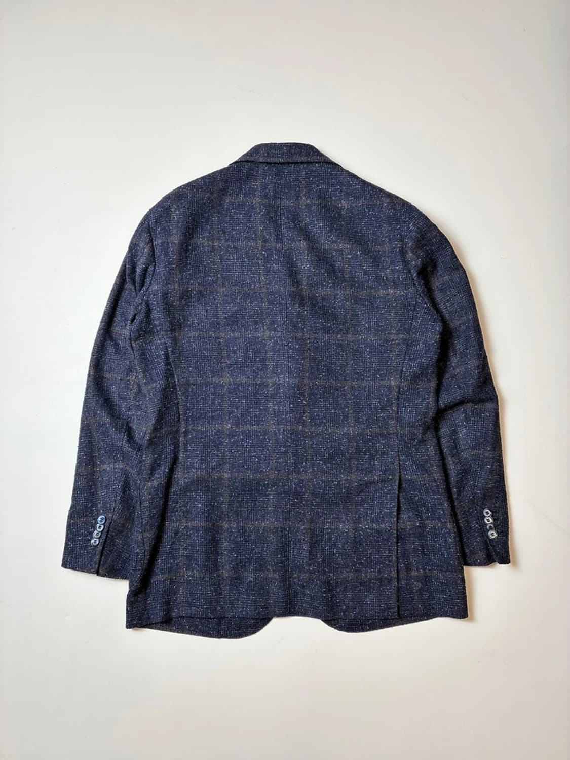 스틸레 라티노 란스미어 린넨 체크 핸드메이드 블레이저 PN8281 상품이미지4