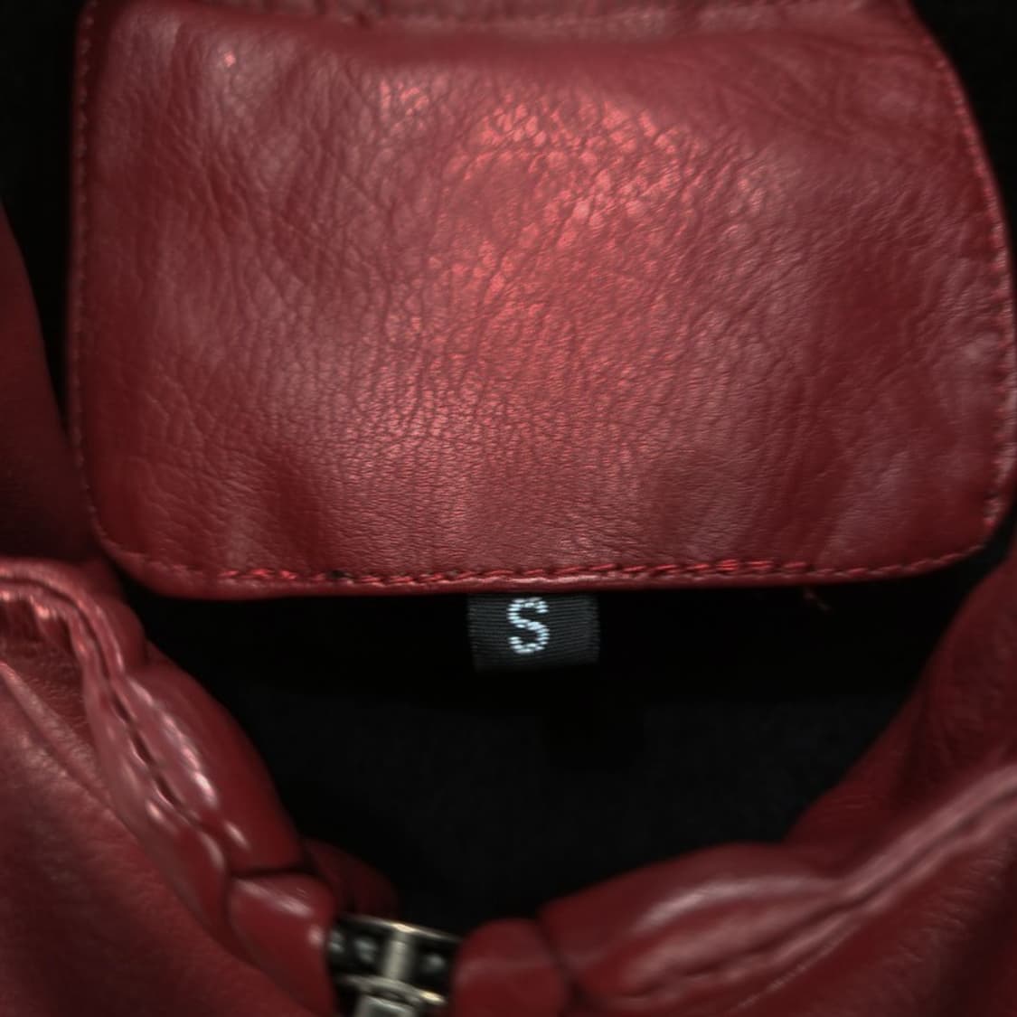 [빈티지] 비건레더 멀티패치 레이싱 바이커 라이더 가죽 자켓 M19542 상품이미지8