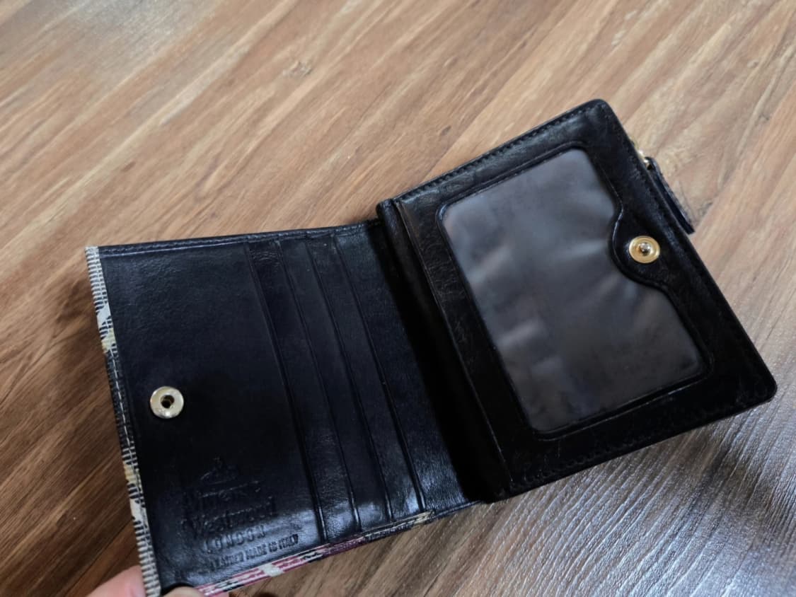 비비안웨스트우드 타탄 체크 반지갑 [정품] 상품이미지3