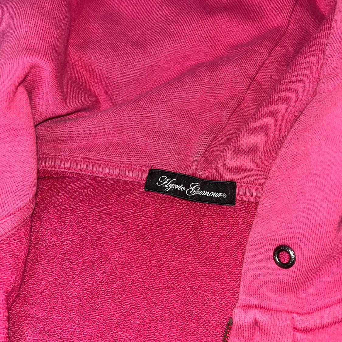 히스테릭글래머 히스걸 기타 백프린팅 후드집업 상품이미지3