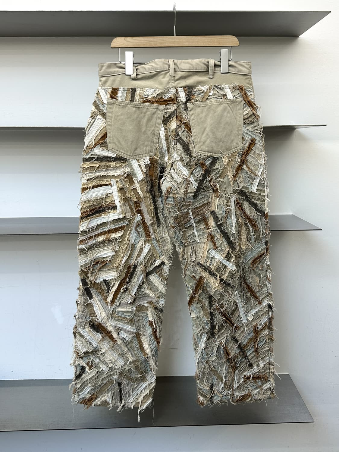 빈티지 패치워크 리페어 그런지 팬츠 상품이미지4