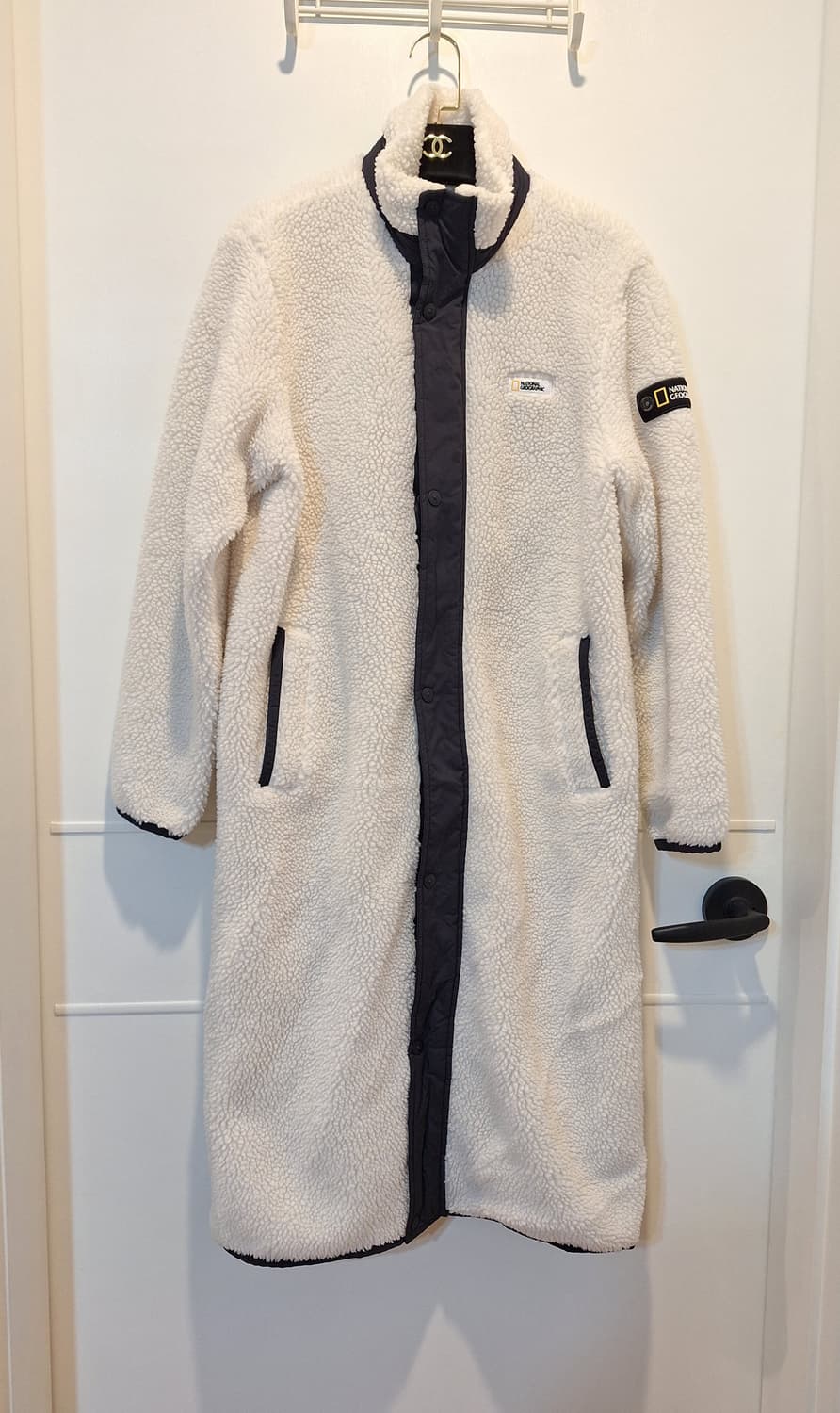 내셔널지오그래픽 여성 후리스 양털 뽀글이 롱점퍼  상품이미지1