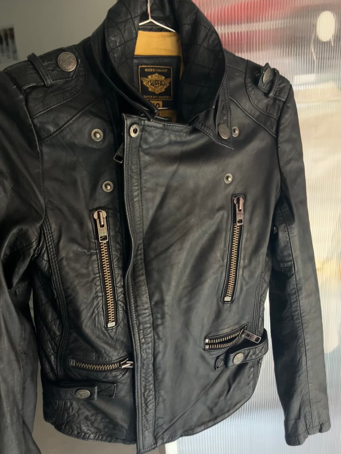 바이커 레더자켓  상품이미지3