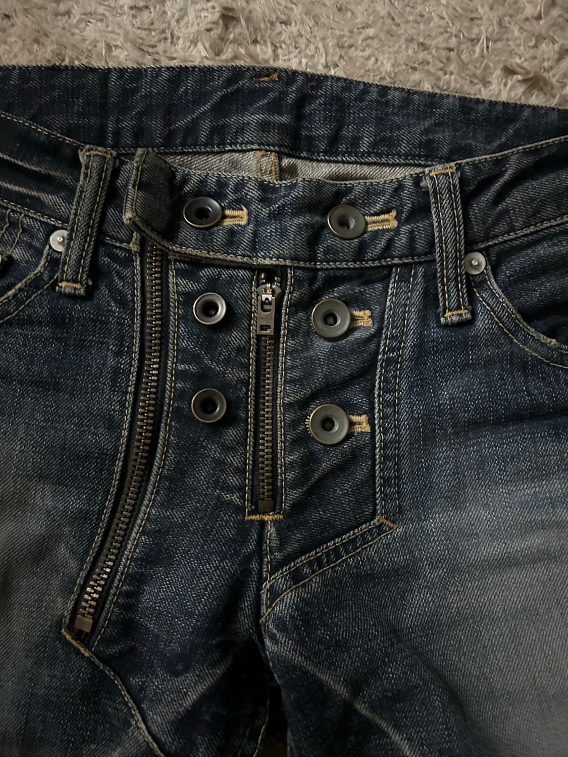 00s lgb skull patch jeans 상품이미지4