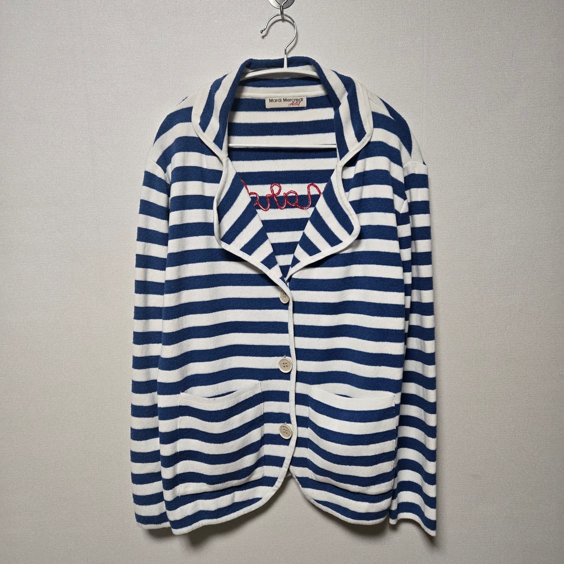 마르디메크르디 스트라이프 니트자켓 / 여성 자켓/ 여성 가디건  상품이미지2
