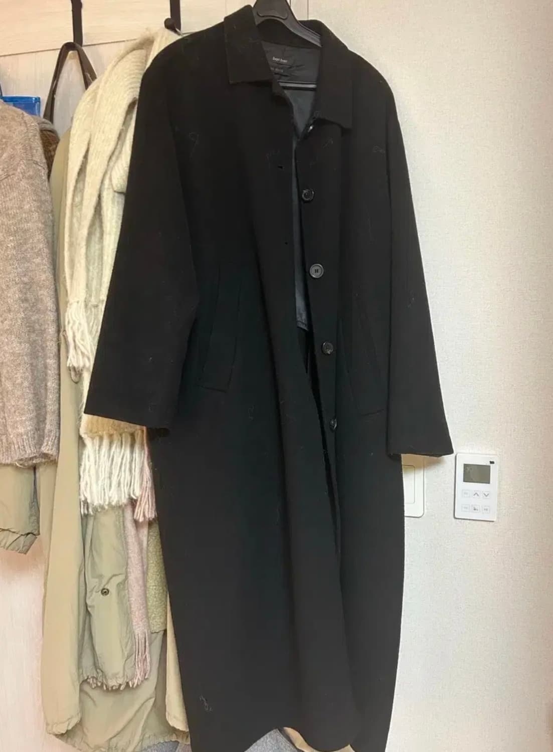 소프트마가린 피치피크닉 울 코트 롱 코트 상품이미지4