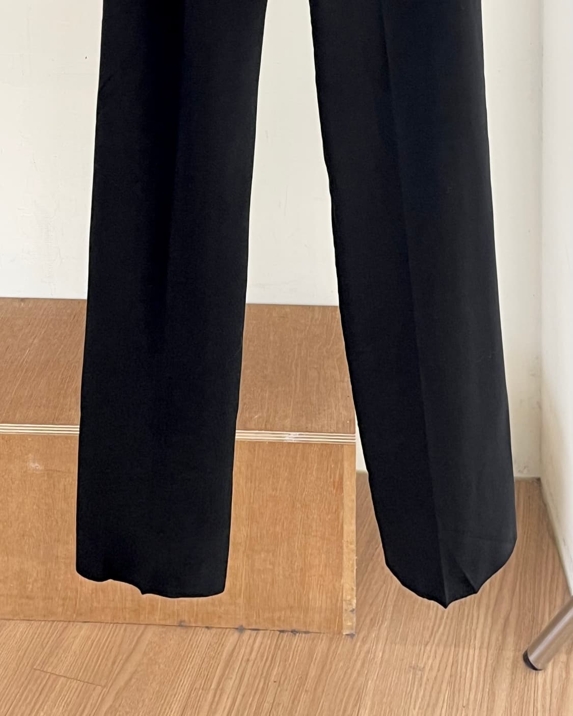 베르사체 팬츠 블랙 스트레이트 트라우저 상품이미지6