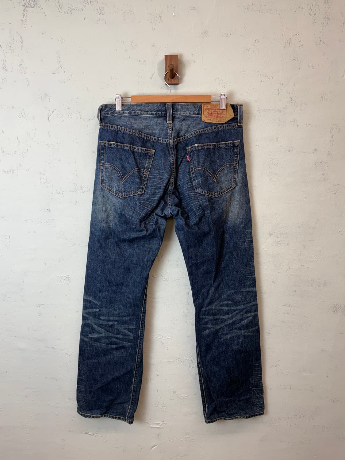리바이스 501 빈티지 워싱 데님팬츠 상품이미지2