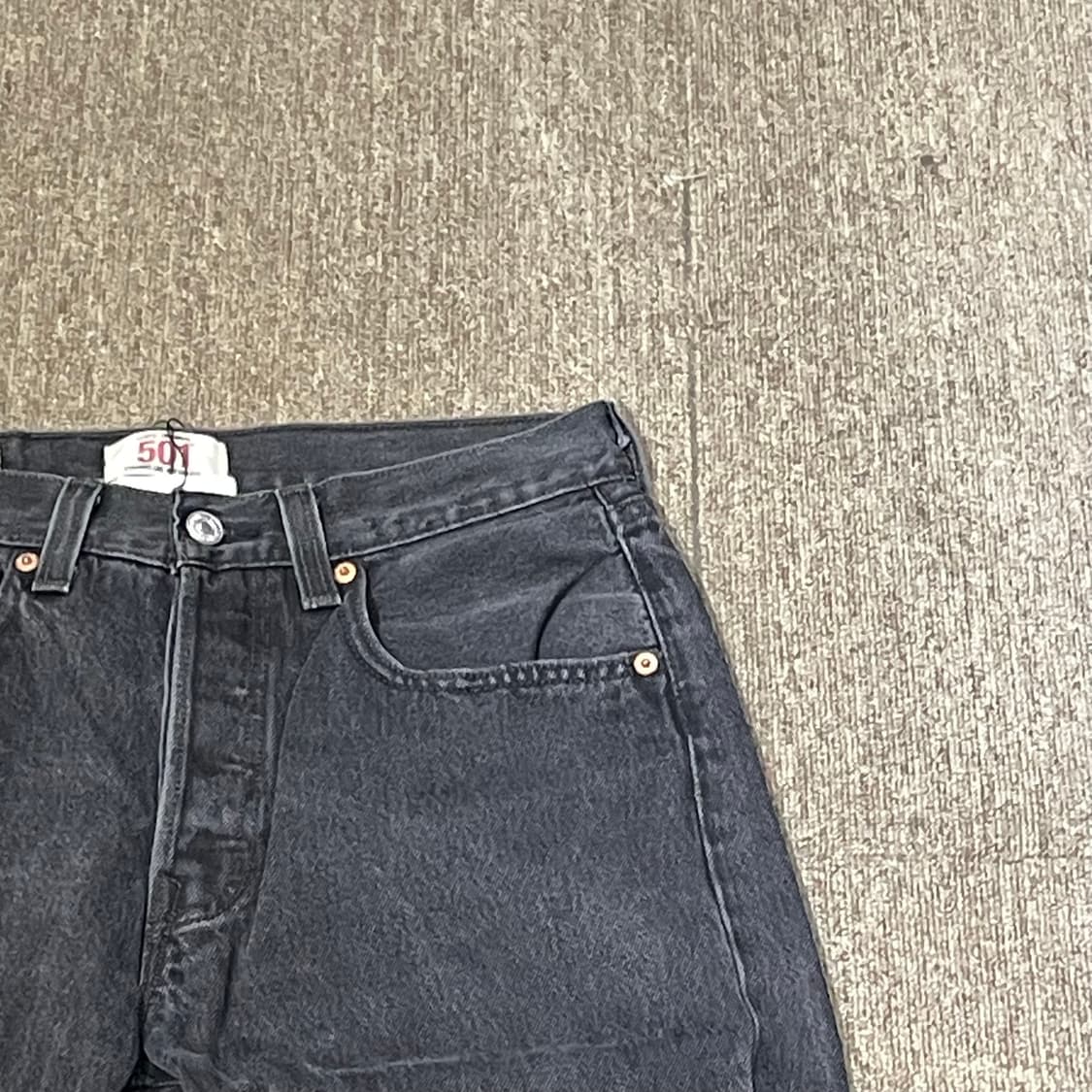 (31) Levi's 501 (리바이스 스트레이트 블랙 데님) 상품이미지5
