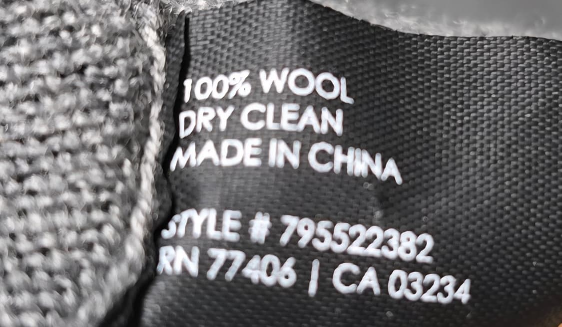 클럽모나코 100% 울 니트 그레이 (S사이즈) 상품이미지5