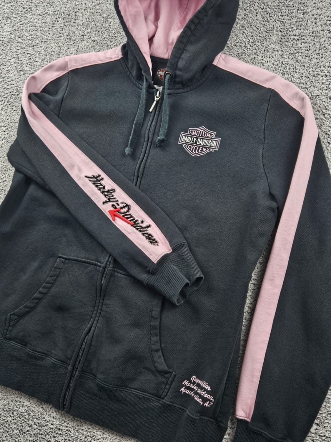 할리데이비슨 사이드 트랙 라인 후드 집업 ( XL ) / 11145 상품이미지6