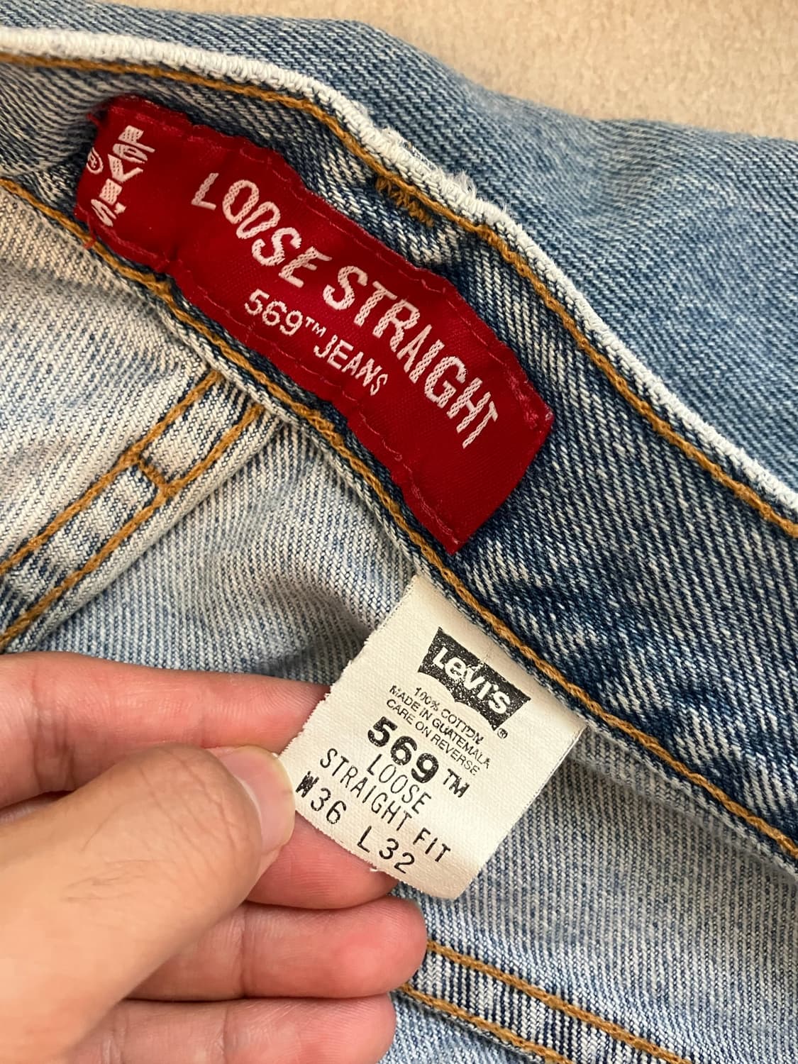Vintage Levi’s 569  36x32 상품이미지6