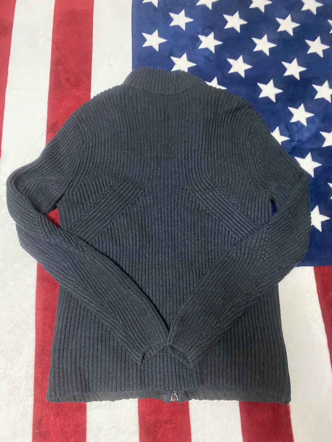 알마니 스웨이드 니트집업 상품이미지8