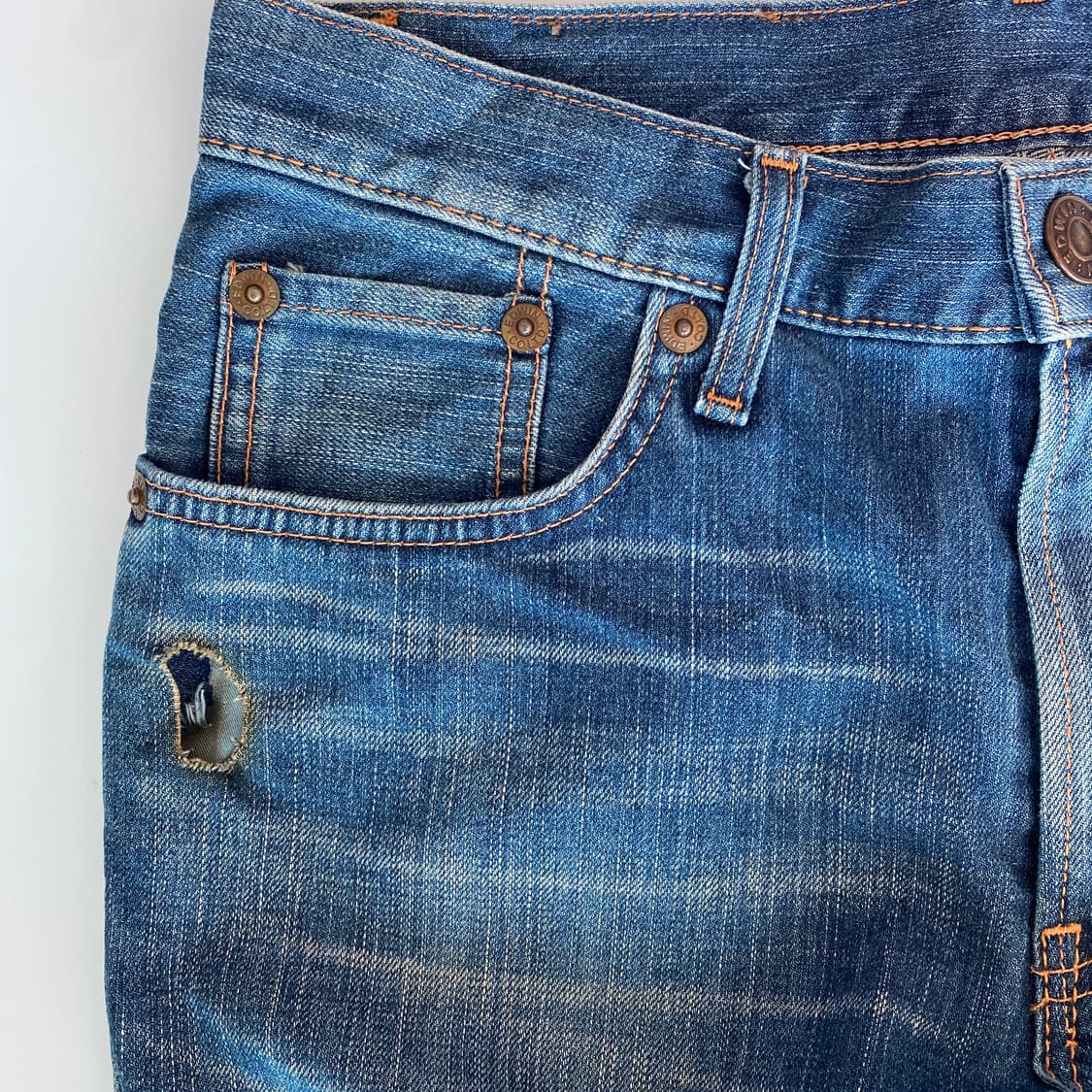 에드윈(EDWIN) 503 블루 셀비지 데님 상품이미지5