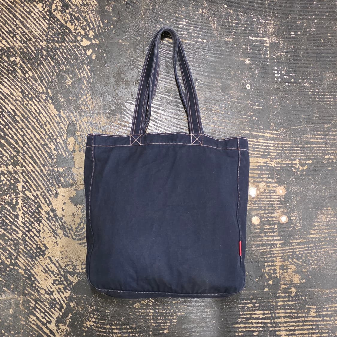 캉골 네이비 캔버스 토트백 상품이미지5